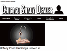 Tablet Screenshot of chicagoshadydealer.com